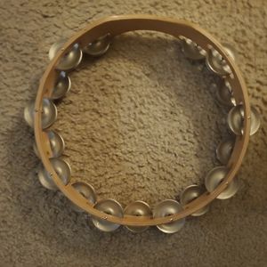 Toca Acacia Tambourine With Brass Jingles